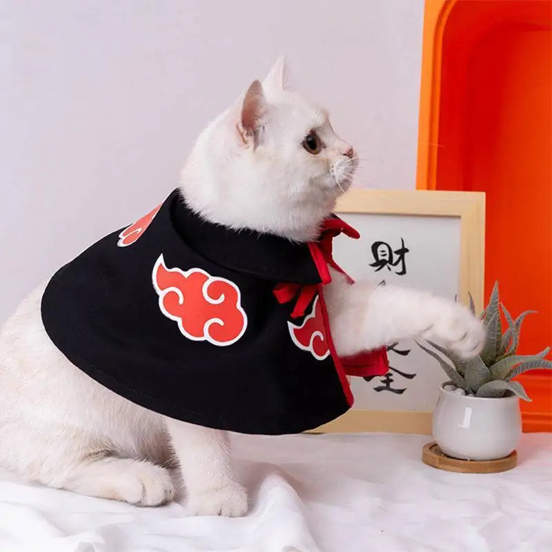 Anime Cartoon Año Nuevo Naruto Mascota Capa Kawaii Gatos y Perros Capa Ropa Teddy Dog Pet Clothes Cute Cosplay Clothing Gift